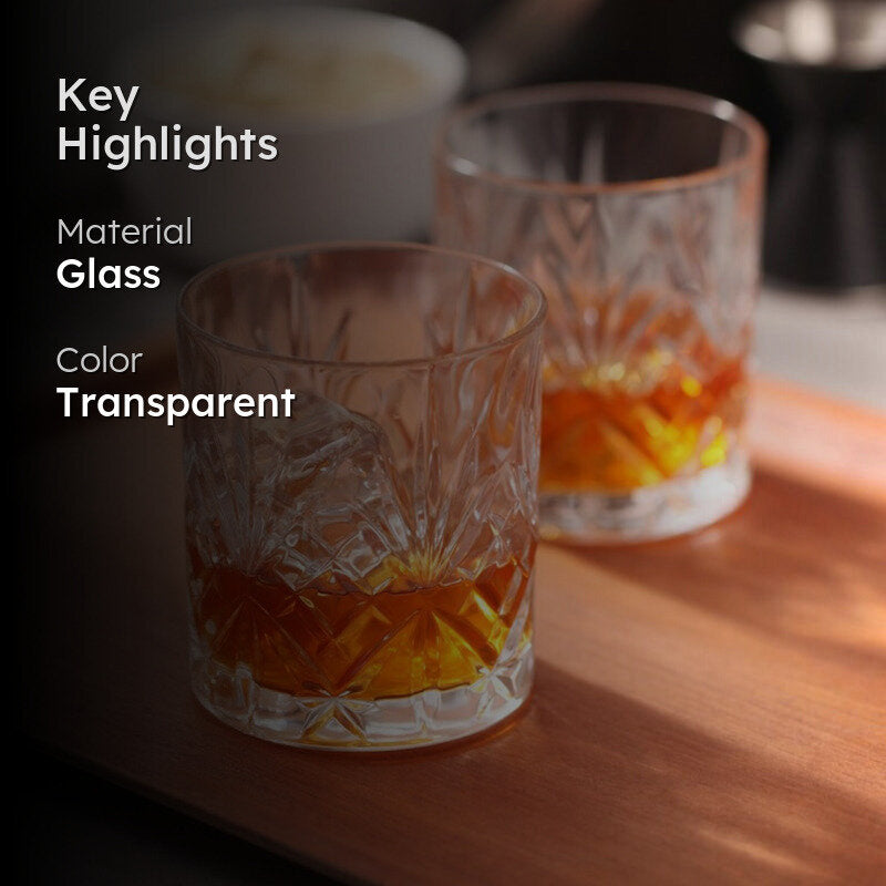Griffy Old Fashioned Glasses (340 ML) - Set of Six media 2