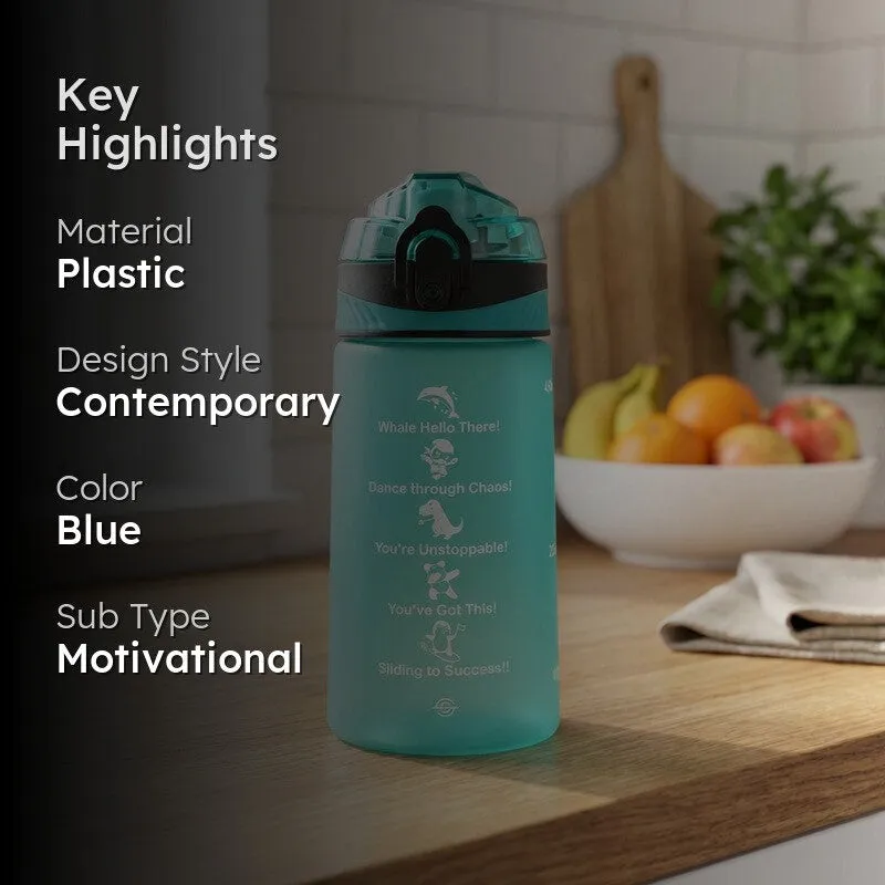 Solara Flexsip Plastic Water Bottle (500 mL) - Blue media 2