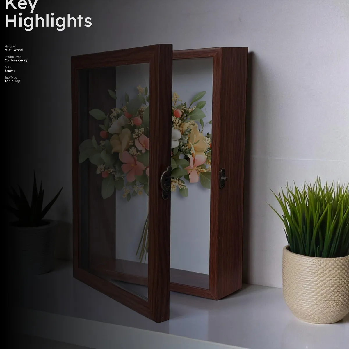 DesignoCraft MDF Shadow Box Photo Frame media 2