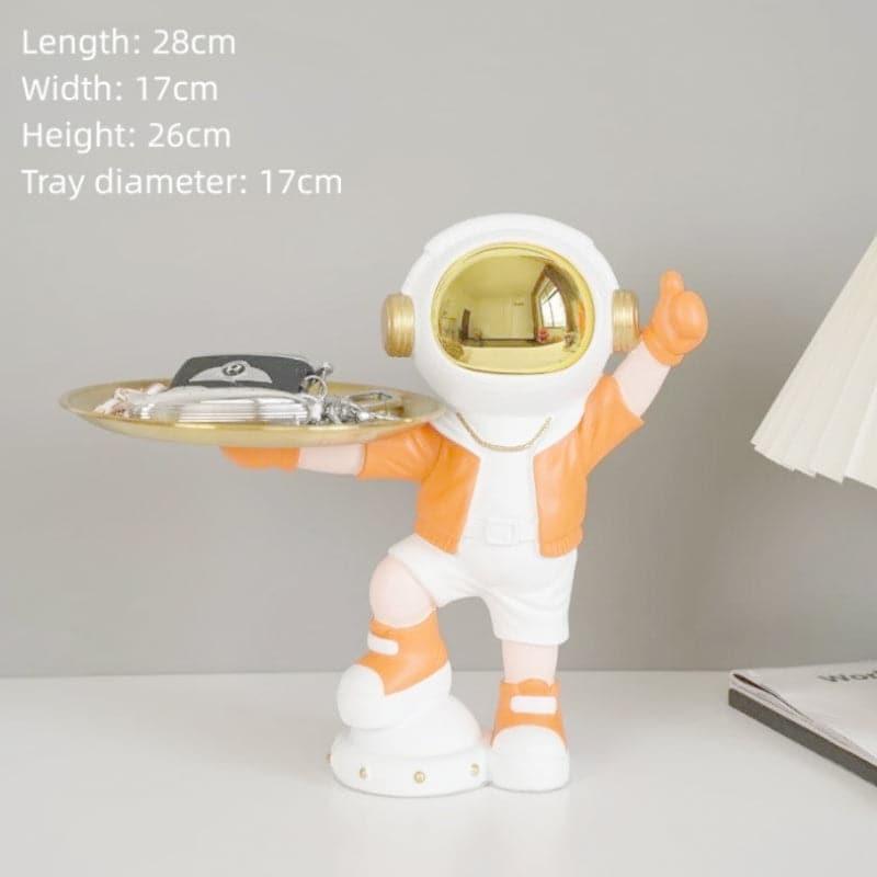 Astronaut Serve Showpiece - Orange media 4