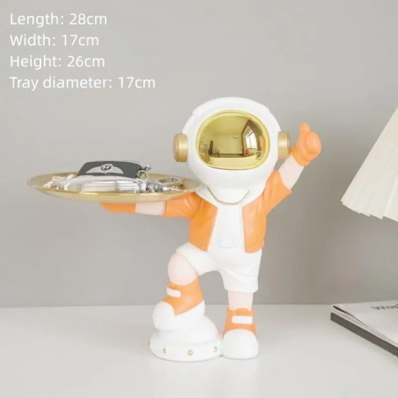 Astronaut Serve Showpiece - Orange media 4