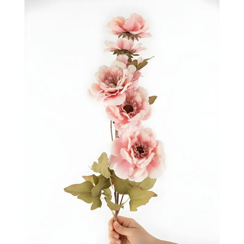 AarviDecor Peony Blush Silk Artificial Flowers media 5