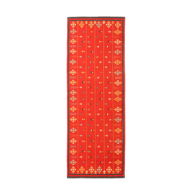 Selric Cotton Runner Rug - Pink media 1