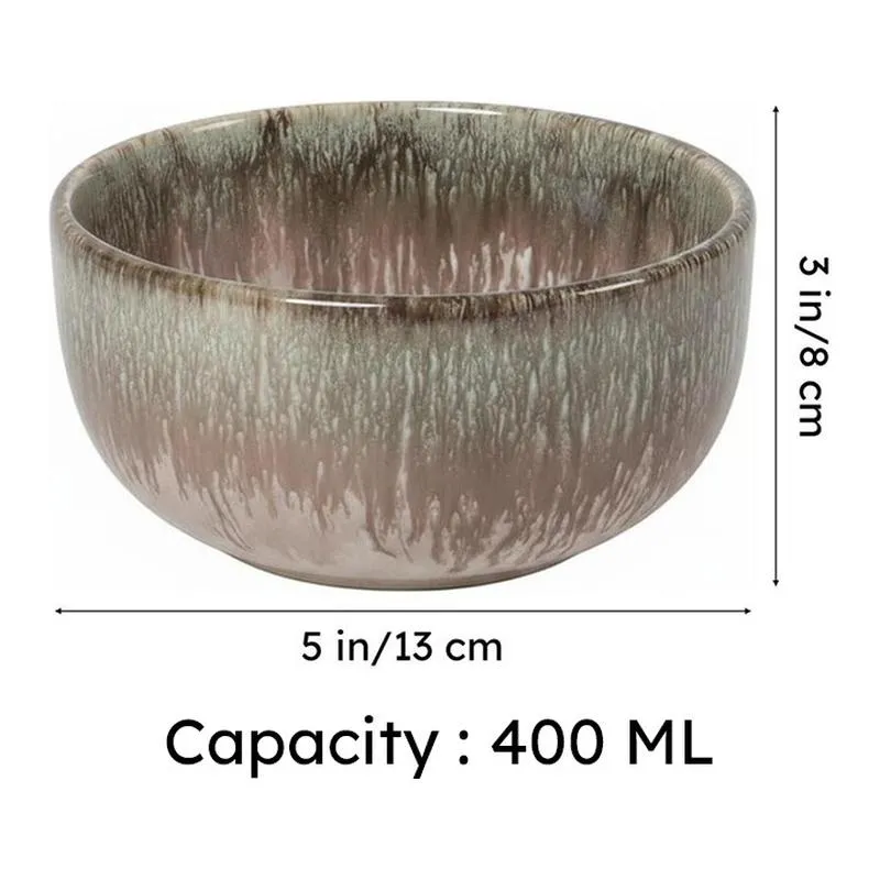 SnackSense Bowl (Pink,400 mL Each) - Set Of Four media 6