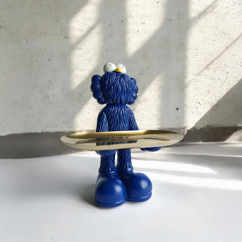 Blue Monster Metal Accent Tray - 3
