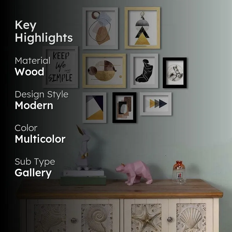 Simplicity is the Key Wall Art - Set Of Nine media 2