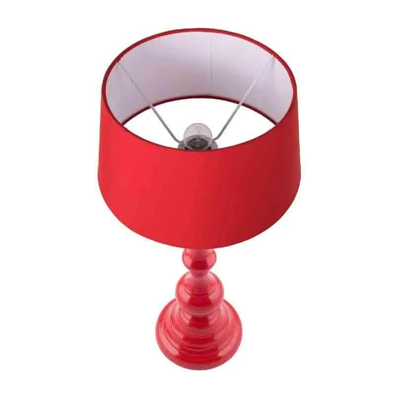 Chilly Fabric Table Lamp - Red media 4