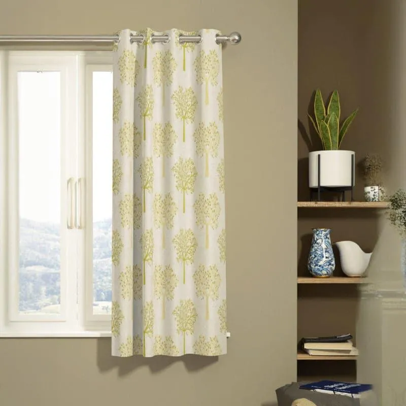 Nichera Floral Artificial Silk Curtain media 1