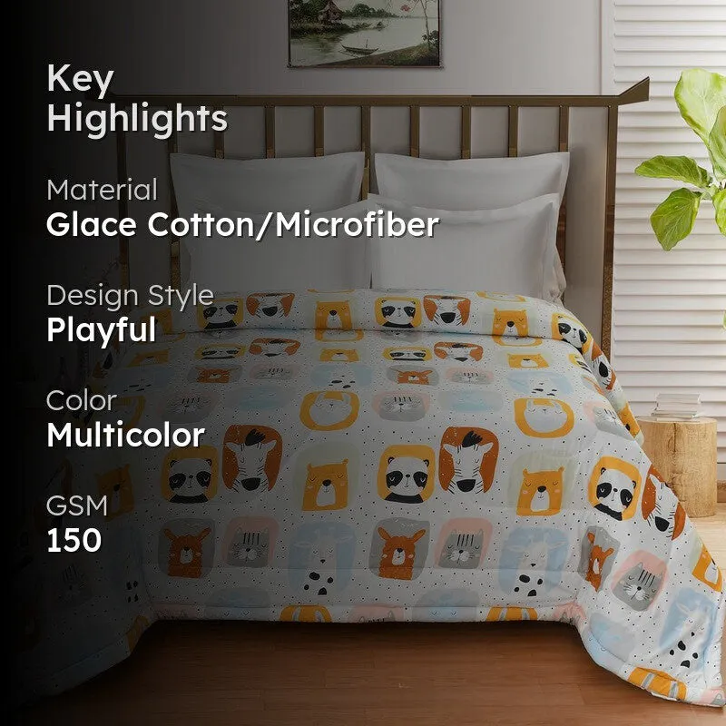 Cute Land Microfiber Kids Comforters - 150 GSM media 2