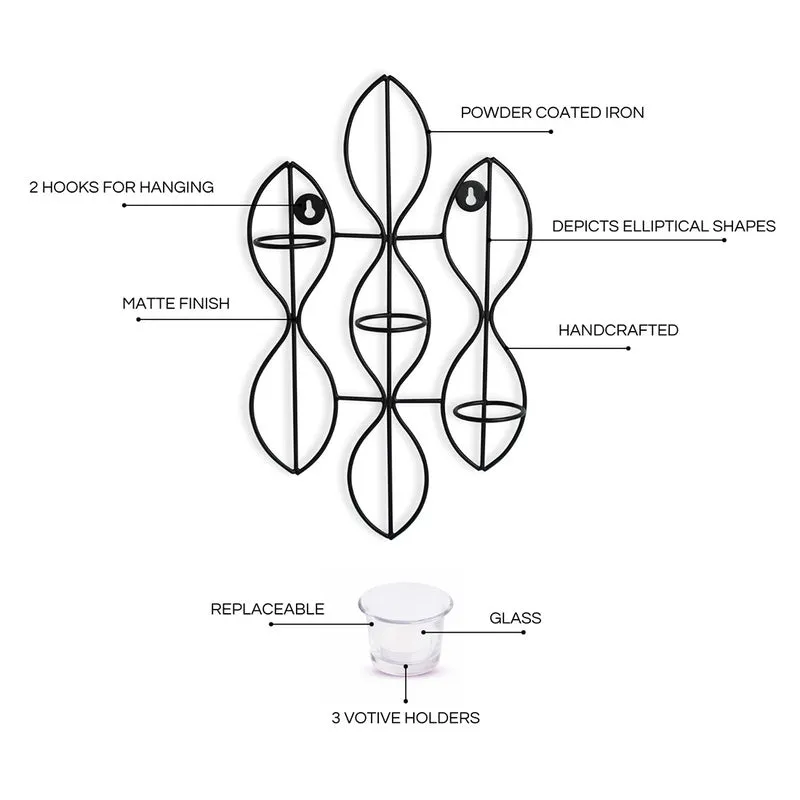 Seamless Tide Wall Tealight Candle Holder media 7
