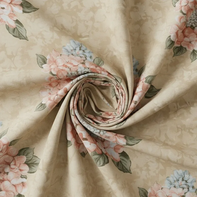 Suramya Floral Microfiber Bedsheet - 125 GSM media 5