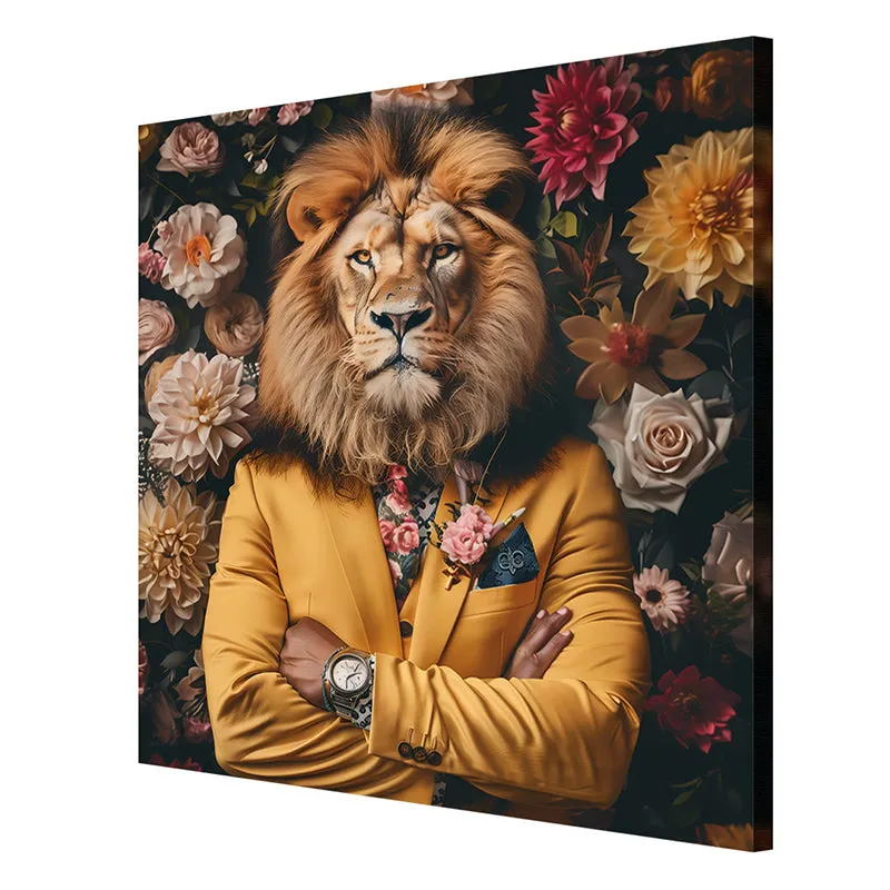 The Lion Suit Wall Painting media 6