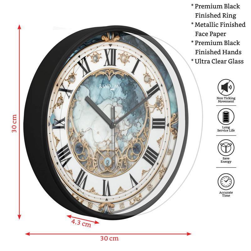 Lucin Floral Wall Clock media 4
