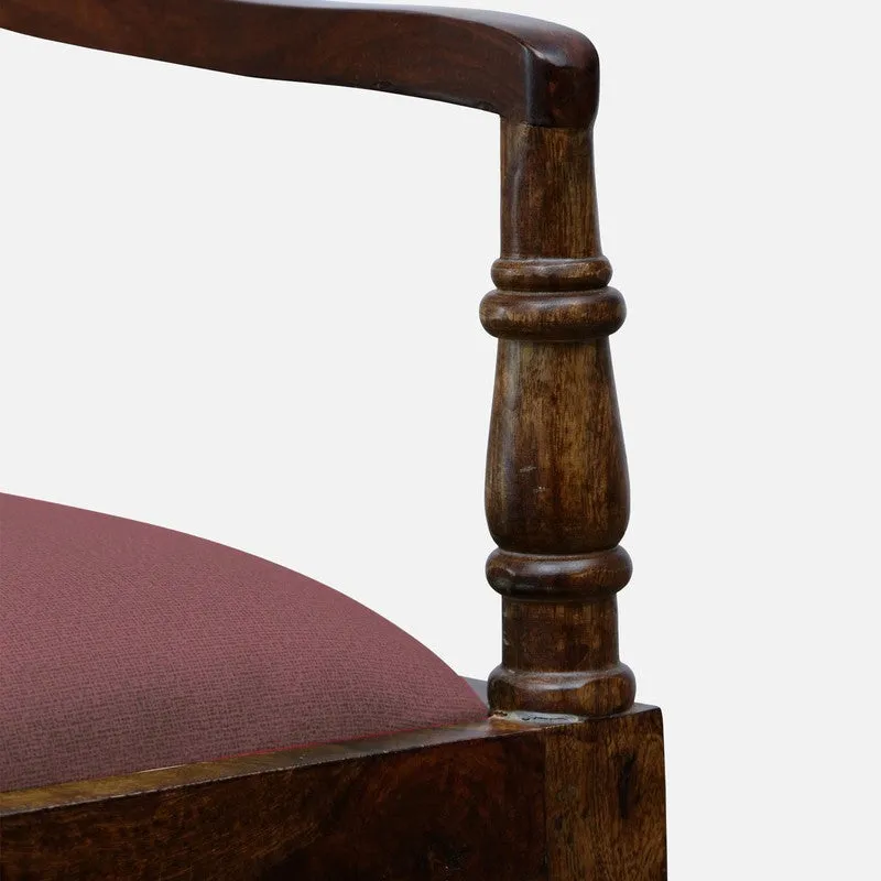 Stackon Rose Wood Accent Chair - Pink media 7