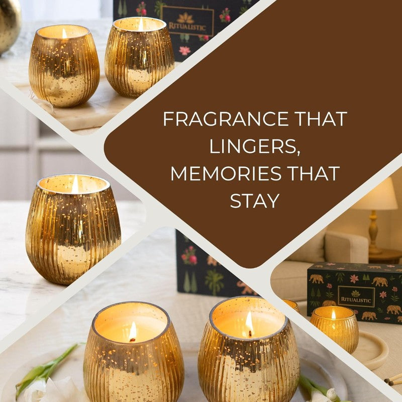 Pushpagandhi Soy Wax Scented Candle - Set Of Two media 4