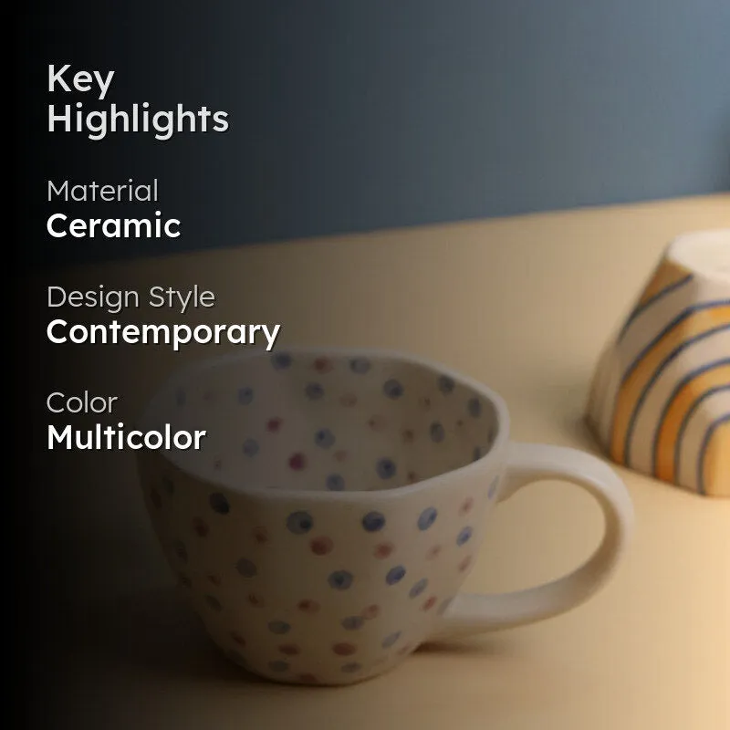 Mangira Ceramic Tea Cup (200 mL Each) - Set of Two media 2