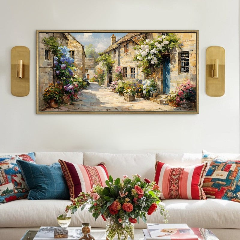 European Bloom Lane Cottage Wall Art