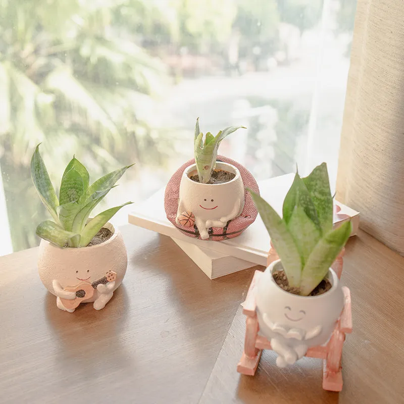 Basketball Player Resin Planter media 3