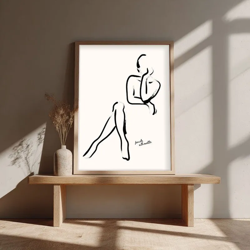Unfolded Ease Canvas Wall Painting With Brown Frame media 4