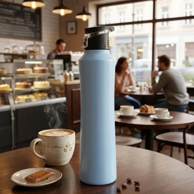 AquaSeal Airtight Bottle (Blue) - 600 mL media 4
