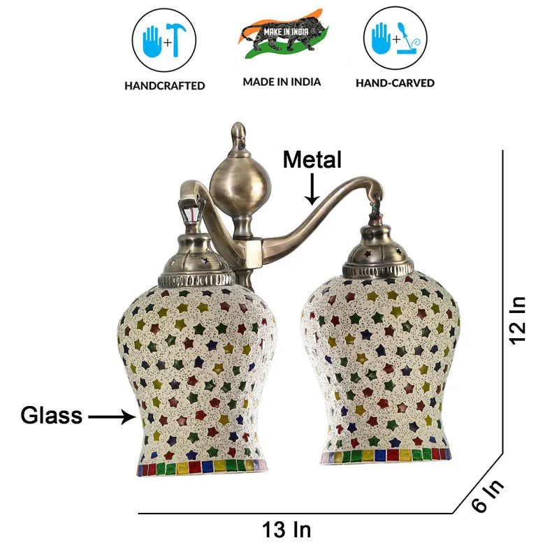 Dusk Illume Metal Mosaic Wall Lamp media 7