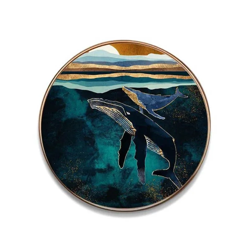 Whale Dance Canvas Wall Art media 3