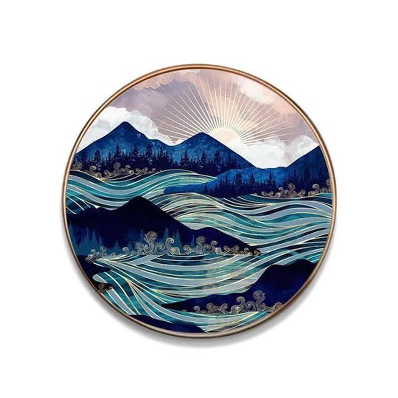 Swirl At The Dawn Canvas Wall Art media 3