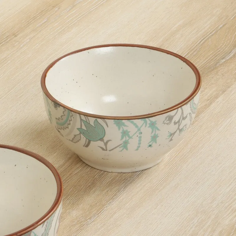 Ceramic Snack Bowls (Multicolor,200 mL Each) (200 Ml) - Set Of Two media 4