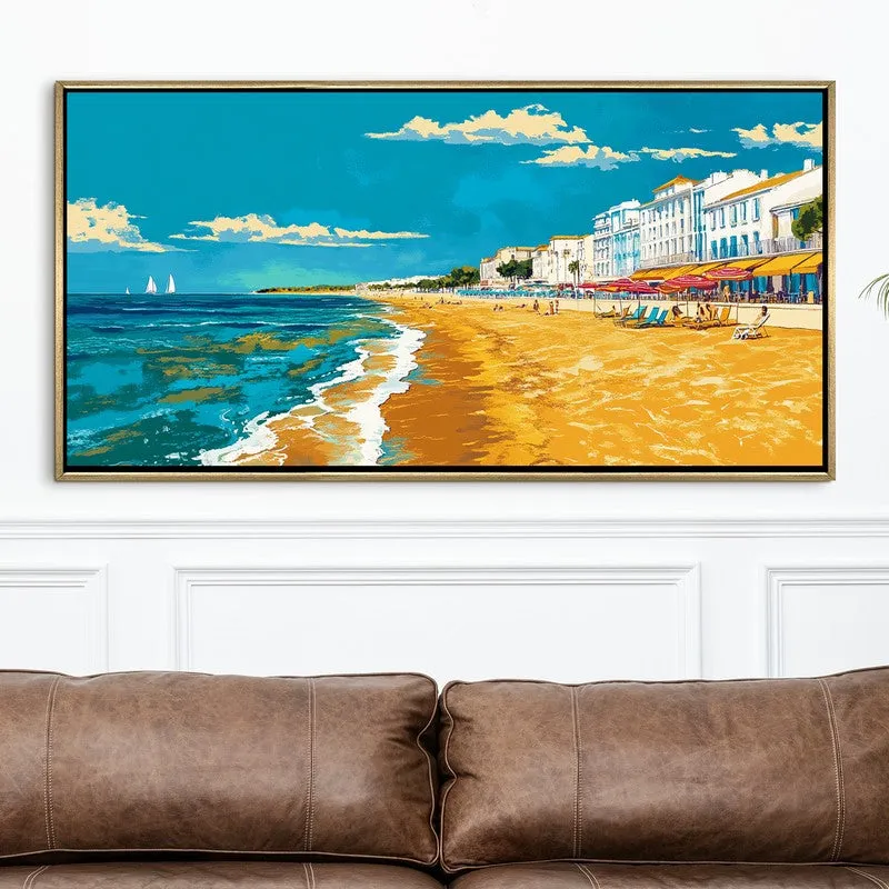 Littoral Canvas Wall Painting With Frame media 4
