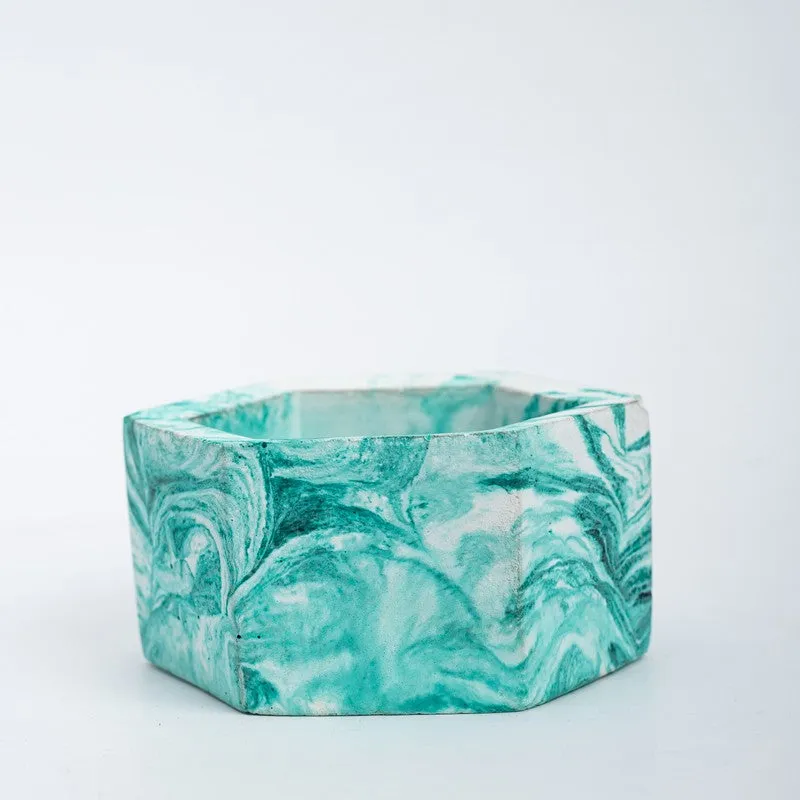 Mixona Concrete Planter - Green media 3