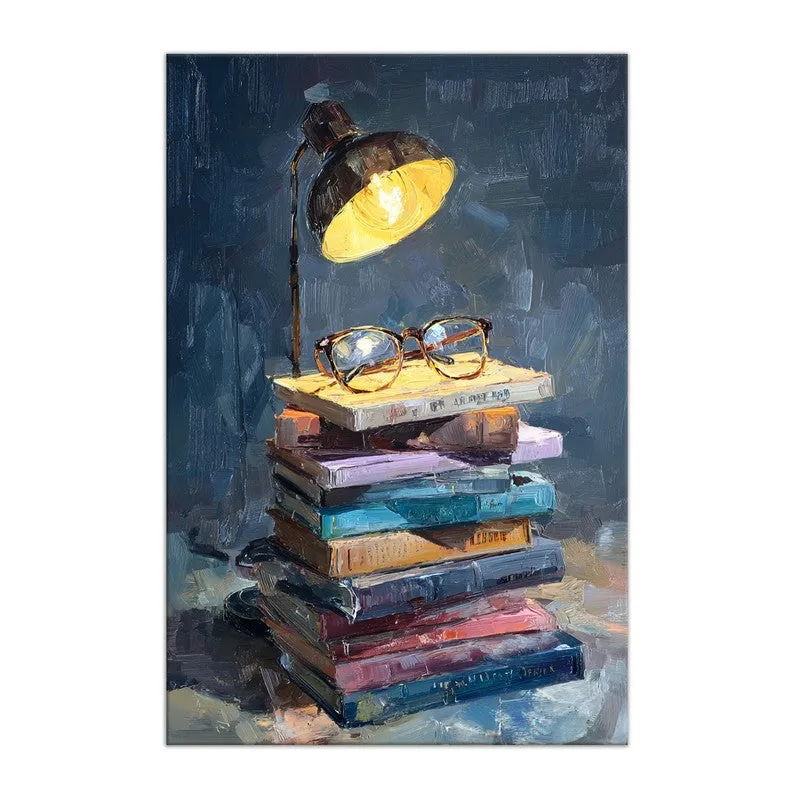 Scholarly Still Life Canvas Wall Art media 3