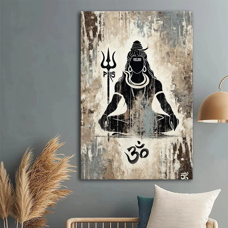 The Trance Of Shiva Poly Canvas Wall Painting media 1