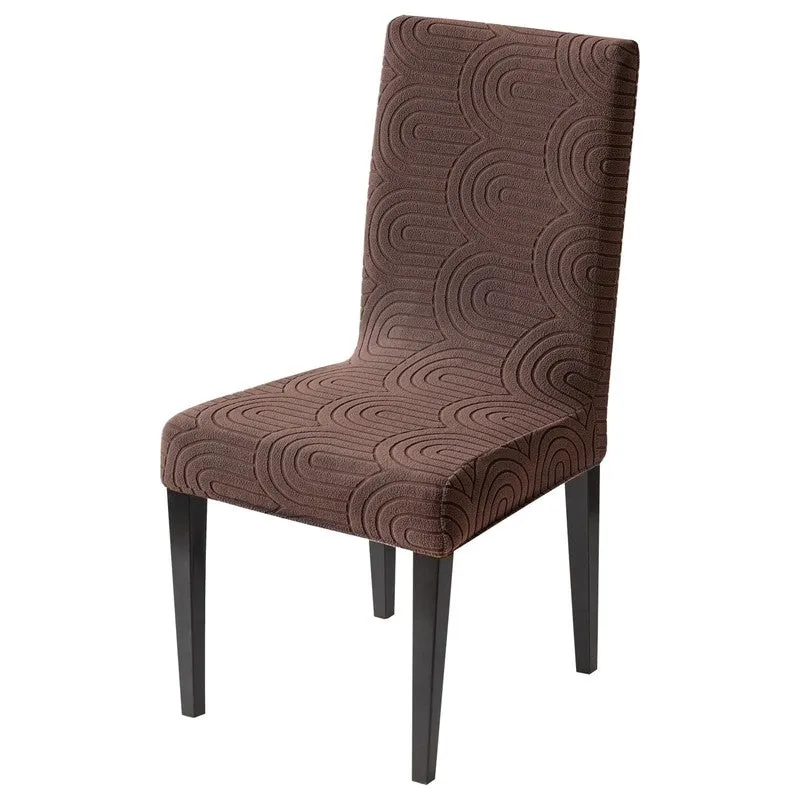 TrendyTrove Fit Chair Cover - Brown media 3