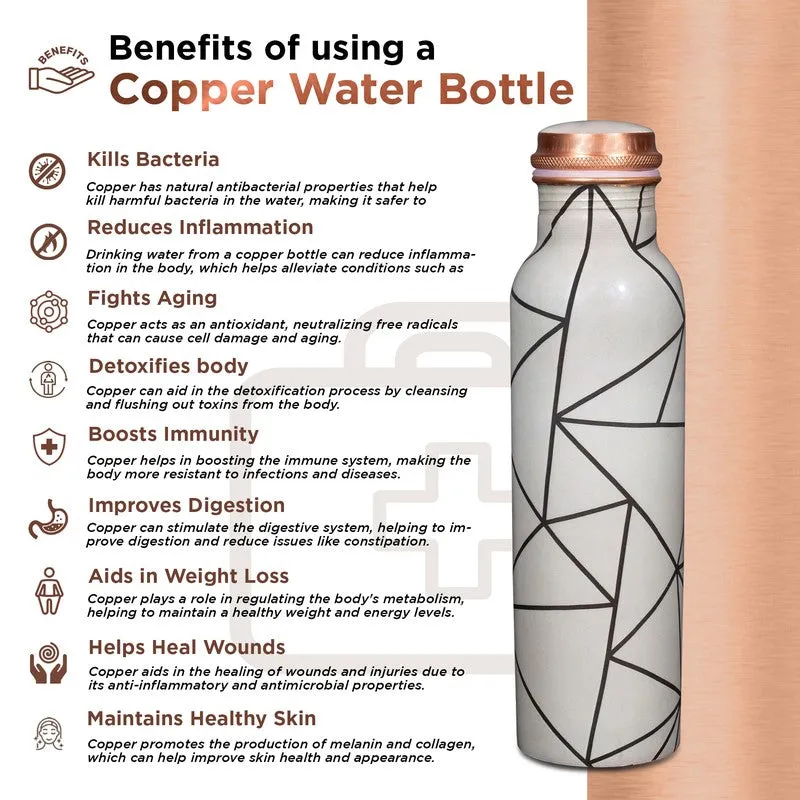 HydroDrop Copper Water Bottle - 1000 mL media 7