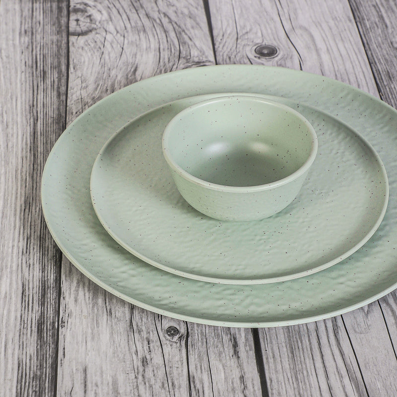 Dotura Melamine Dinner Set (Green) - 24 Piece Set media 3
