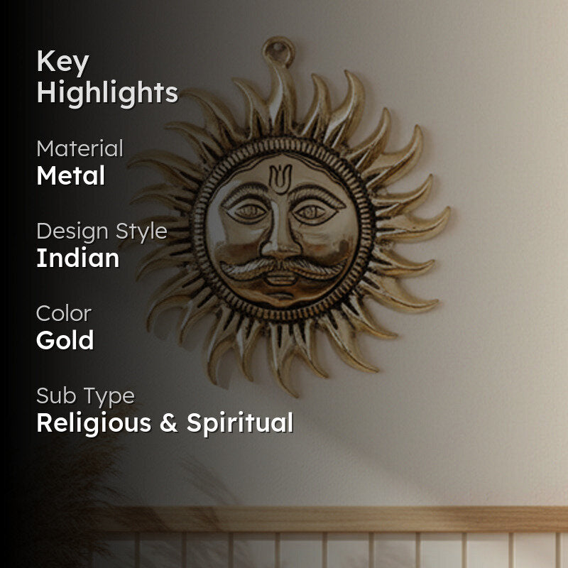 Surya Deva Metal Wall Accent media 2