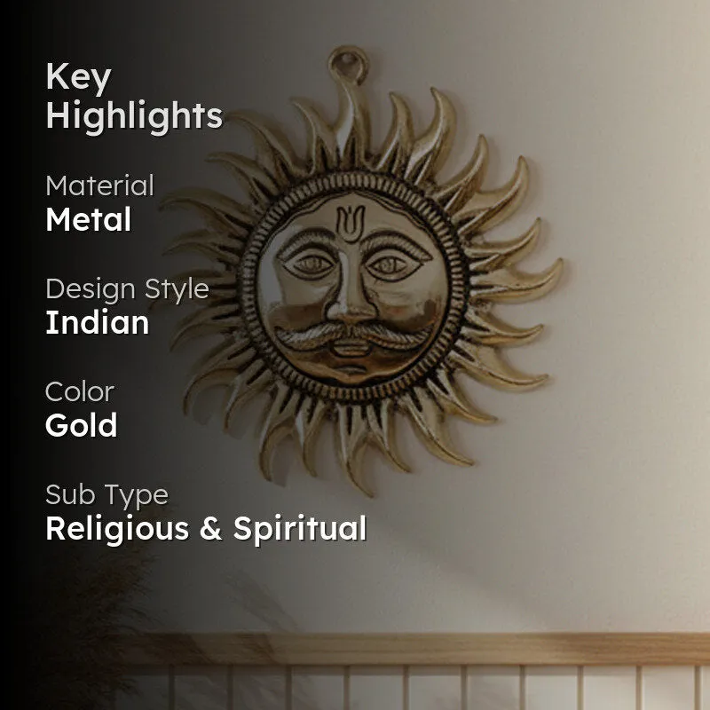 Surya Deva Metal Wall Accent media 2