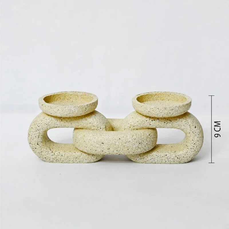 SculptForm Luxe Candle Holder - Beige media 9