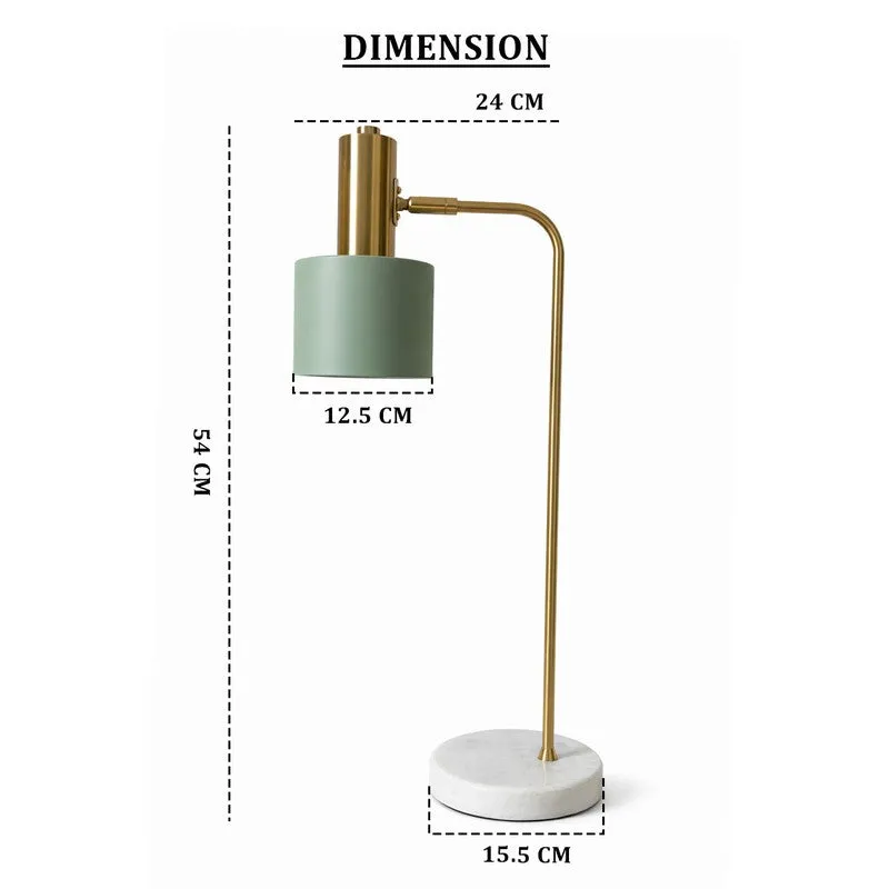AarviDecor Alden Marble Table Lamp - Green media 8