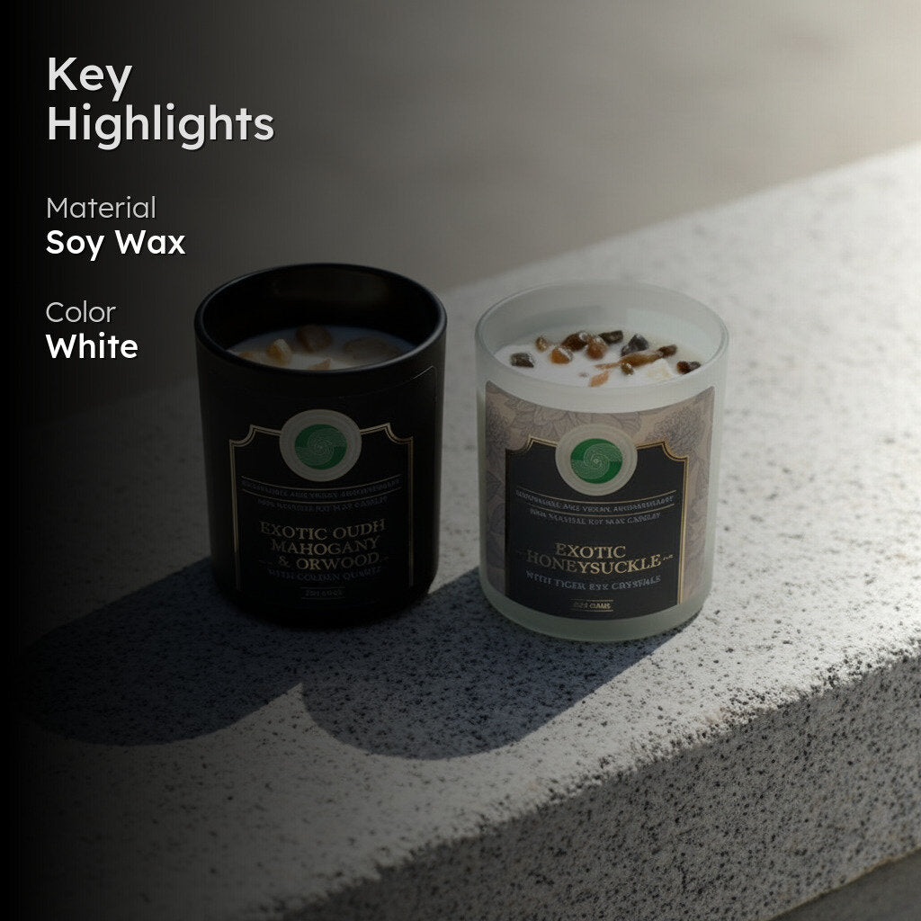 Elysium Exotic Scented Candle - Set Of Two media 2