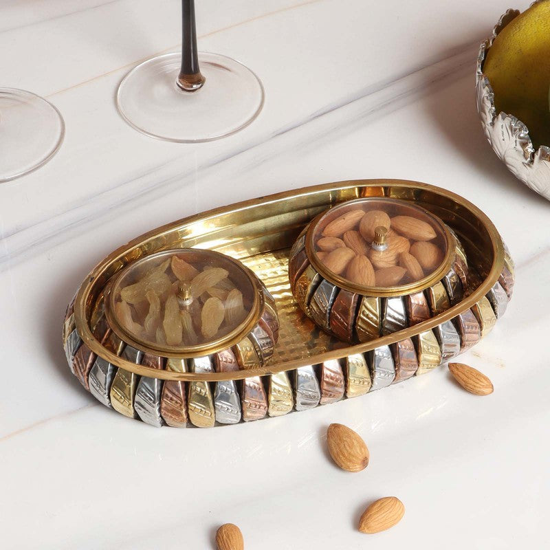 SavourSafe Brass Container (400 mL each) - Set Of Three - 400 mL