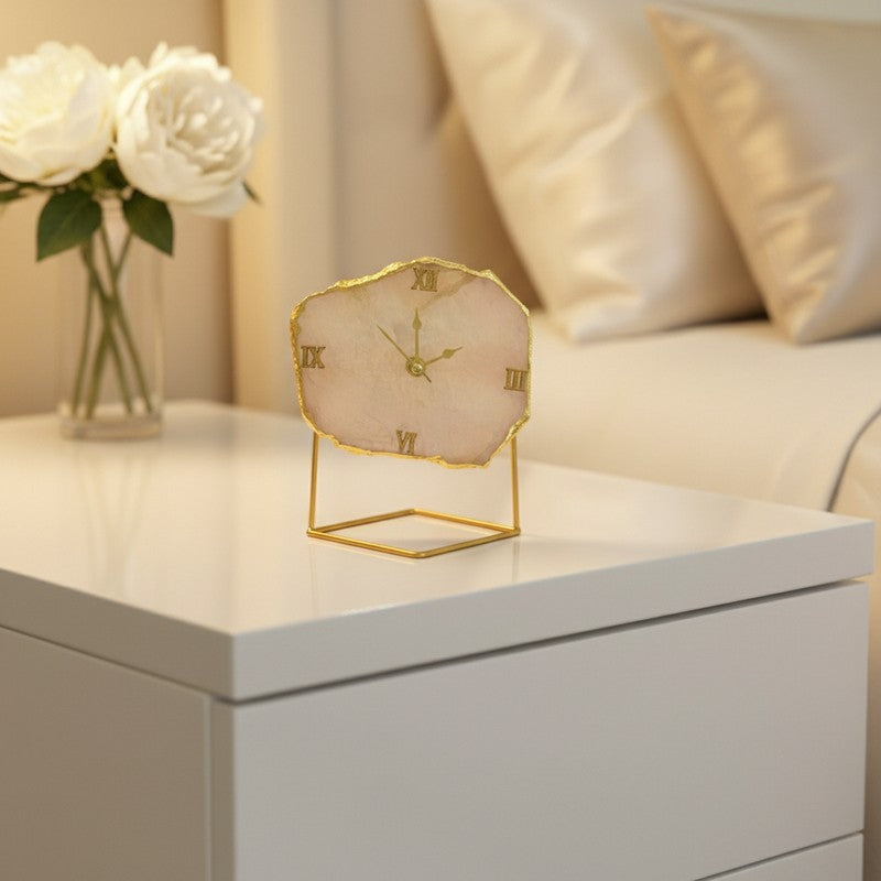 Dursa Rose Quartz Table Clock media 4
