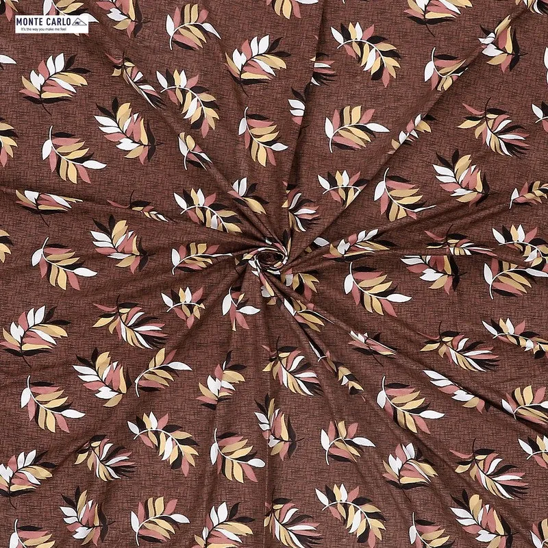 Monte Carlo Flow Leaves I Bedsheet - 120 GSM media 10