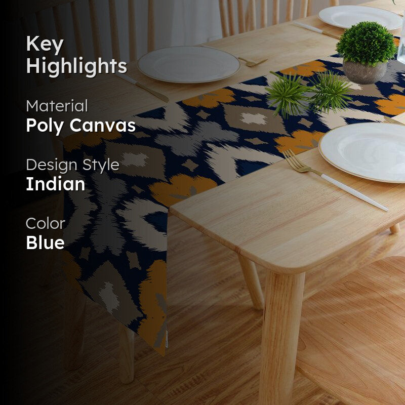 Emery Poly Canvas Table Runner media 2