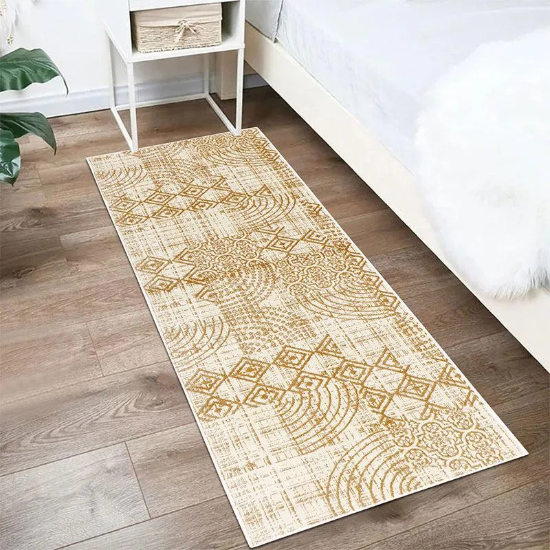 Lexo Non-Anti Skid Nylon Runner Rug - Yellow media 1