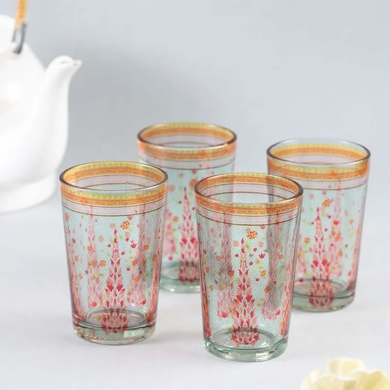 Babur Charbagh Inspired Chai Glass - Set of Four media 4
