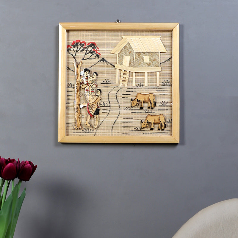 Timber Village Bamboo Wall Art