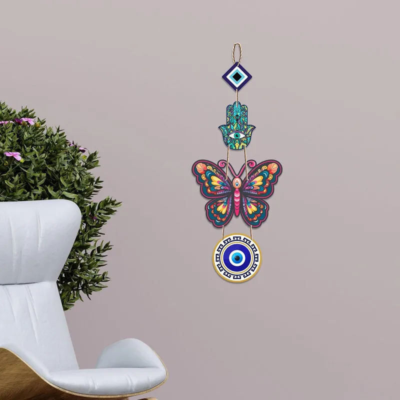 Vibrant Butterfly II Polyester & MDF Wall Hanging media 1