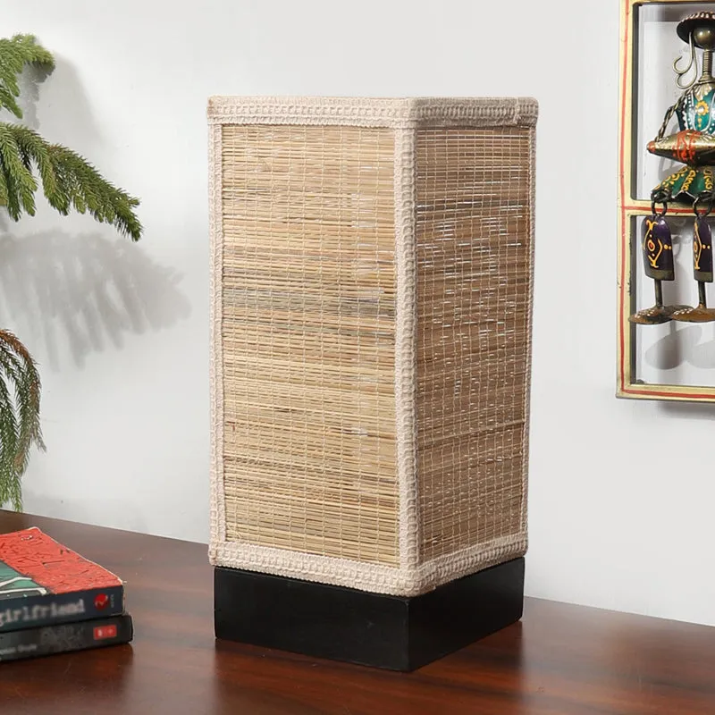 Vionelle Bamboo Table Lamp - Black media 4