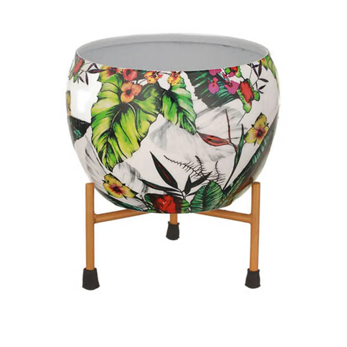 Arrta Handcrafted Planter With Stand - Four Piece Set - 9